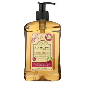 img 3 attached to Cherry Blossom Liquid Hand Soap - 16.9 Fl oz Pump Bottles - Moisturizing Natural Hand Wash Soap - Triple French Milled - Gentle To Hands - 2 Pack