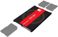 kiorafoto khd-sd4: compact and lightweight 4-slot credit card size sd memory card case logo