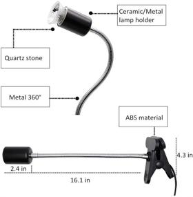 img 3 attached to Aquarium Reptile Ceramic Heating Including Reptiles & Amphibians