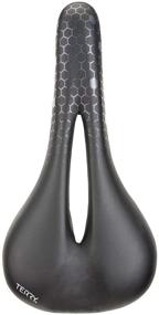 img 3 attached to 🚴 Terry Fly Ti Gel Saddle - Ultimate Comfort Men's Bike Seat - Flexible and Waterproof Leather - Black