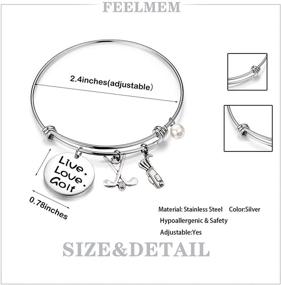 img 2 attached to FEELMEM Bracelet Expandable Jewelry Silver