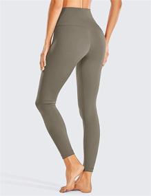 img 3 attached to 🔝 Top-rated Women's High Waist Yoga Leggings: Ultra Soft, Hidden Pockets, Stretch Fabric - Perfect for Workout & Squats