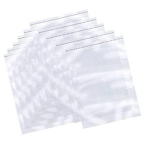 img 4 attached to 🛍️ The Elixir Packaging 10x13-Inch 100 Poly Bag 1.5Mil Clear Resealable Reclosable Poly Plastic Bags: Durable and Versatile Solution for Organizing and Protecting Your Items