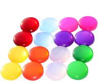 🍄 dgol 160pcs shinning colorful mushroom shape sewing craft buttons for kids clothes & coats - mixed 8 color assortment logo