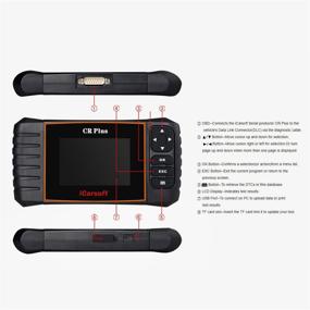 img 1 attached to iCarsoft CR Plus NEW VERSION: Ultimate Universal OBD2 Diagnostic Scanner for Multi-Brand Vehicles