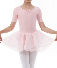 img 4 attached to Fancylovesotio Ballerina Outfits Toddler Leotards