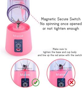 img 1 attached to Portable Personal Smoothie Magnetic Electric