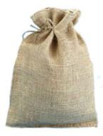 🛍️ 10-pack of 5 x 7 inches burlap jute sacks for wedding party, christmas favors, and vintage decor logo