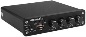 img 4 attached to AIYIMA Bluetooth Amplifier TPA3116D2 Amplificador