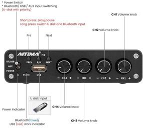 img 3 attached to AIYIMA Bluetooth Amplifier TPA3116D2 Amplificador