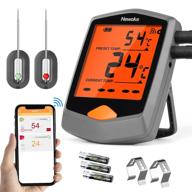 newoke digital meat thermometer: smart grill thermometer with lcd display, alarm notification - perfect for barbecue, oven, kitchen, and smoker logo