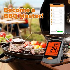 img 3 attached to Newoke Digital Meat Thermometer: Smart Grill Thermometer with LCD Display, Alarm Notification - Perfect for Barbecue, Oven, Kitchen, and Smoker