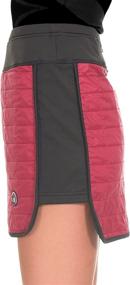 img 3 attached to Little Donkey Andy Women's Lightweight Puffer Sport 🏃 Skorts: Warm Quilted Skirt for Outdoors, Hiking, and Running