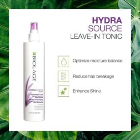 img 3 attached to 💦 BIOLAGE Hydrasource Daily Leave-In Tonic: Moisturizing, Shine-Renewing Hair Protector for Dry Hair (Vegan, 13.5 Fl. Oz.)