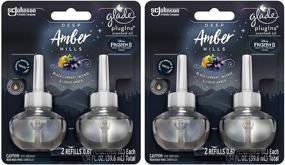 img 3 attached to 🕯️ Glade Plugins Deep Amber Hills Лимитированное издание - Заправка ароматическим маслом, 4 штуки в 2 упаковках