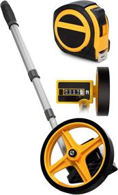 img 4 attached to 📏 Scuddles Collapsible Measuring Wheel - Ultimate Distance Measuring Tool (10,000ft Range) | Compact Wheel Ideal for Surveying