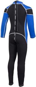 img 1 attached to CPSC Certified Scubadonkey 2.5mm Neoprene Wetsuit for Kids