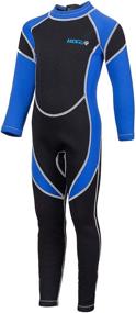 img 2 attached to CPSC Certified Scubadonkey 2.5mm Neoprene Wetsuit for Kids