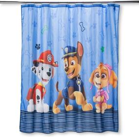 img 1 attached to 🐾 Paw Patrol Shower Curtain by Franco: Bringing Paw-some Adventure to Your Bathroom!