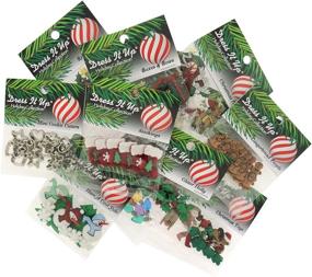 img 1 attached to 🎄 Dress It Up Buttons: Christmas 12 Pack Assortment - Festive Fashion Accessories for Holiday Outfits!