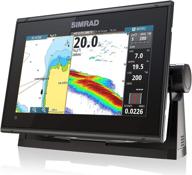 📺 simrad go9 xse - ultimate 9-inch chartplotter with hdi transducer & c-map discover chart card logo