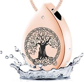 img 2 attached to LYFML Teardrop Cremation Necklace Customization Boys' Jewelry