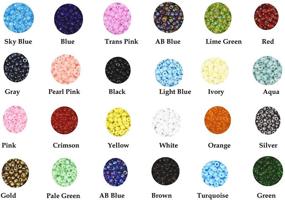 img 3 attached to 📿 Versatile Glass Seed Beads Kit: Mandala Crafts' Mini Glass Beads for Jewelry Making, Bracelets & Waist Beads, Bulk Beading Supplies - 9000 PCs, Size 8/0 - 3 X 2mm