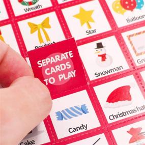 img 1 attached to 🎲 40 Players Gift Games Bingo Cards for Christmas Halloween Kids Class Party Supplies Activity 52PCS Reusable Board Games for Family Holiday Party, School Classroom Activity, Easy to Separate with KD KIDPAR