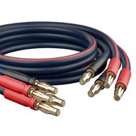 gearit 14 awg акустический кабель с банановыми разъемами (набор из 2 шт. домашний аудио) логотип