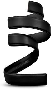 img 2 attached to Black Mission Belt Leather 35Mm Men's Accessories