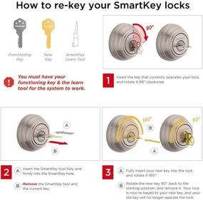 img 1 attached to Satin Nickel Tylo Entry Combo Set by Kwikset 96900-381 690T 15 SMT BBPKG