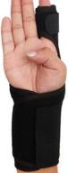 medical thumb fixed sleeve: index finger & hand splint for arthritis or fractured pain relief логотип