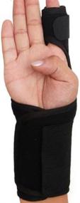 img 4 attached to Medical Thumb Fixed Sleeve: Index Finger & Hand Splint for Arthritis or Fractured Pain Relief