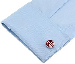 img 2 attached to Elevate Your Style with Promotioneer Symbol Fashion Shirt Cufflinks