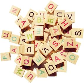 img 4 attached to 🔠 Vibrant Scrabble Tiles: Perfect for Pendants and Scrapbook Crafts