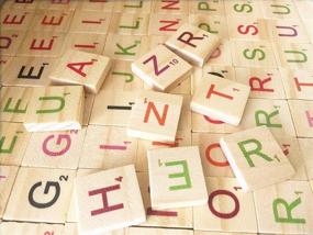 img 3 attached to 🔠 Vibrant Scrabble Tiles: Perfect for Pendants and Scrapbook Crafts