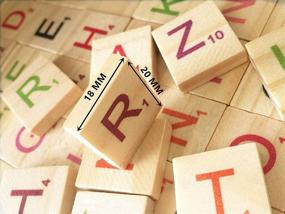 img 2 attached to 🔠 Vibrant Scrabble Tiles: Perfect for Pendants and Scrapbook Crafts