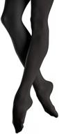 pack of bloch endura footed tights for medium girls' clothing - socks & tights collection logo