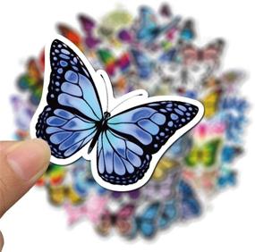img 1 attached to 🦋 LHST 50-Pack Cute Girl Beautiful Butterfly Fairy Stickers Set - Random Decals for Water Bottles, Laptops, Cellphones, Bicycles, Motorcycles, Cars, Bumpers, Luggage, Travel Cases, etc. (Butterfly)