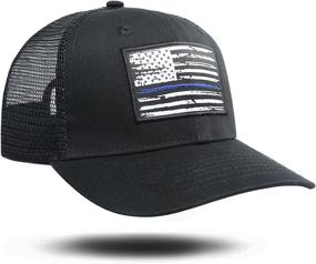 img 3 attached to Boticci American Trucker Adjustable Snapback Sports & Fitness and Running