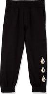 👖 volcom blaqout fleece sweatpants (youth sizes) logo