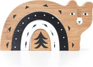wee gallery bamboo nesting bear: engaging and eco-friendly toy for developing children's cognitive skills logo