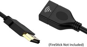 img 3 attached to Усиленный сигнал WiFi XL HDMI-удлинительный кабель для более быстрой передачи данных с использованием потоковых устройств.