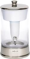 💧 zerowater zbd-040-1: nsf certified 40 cup glass water filter dispenser - reduce lead, heavy metals, pfoa/pfos logo