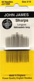 img 2 attached to 🧵 Colonial Needle Sharps Hand Needles: Size 5/10 - Pack of 20