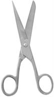 ✂️ premium 7-inch silver stainless steel scissors for tailoring, fabric, sewing, paper cutting, leather, art, craft, and office use - heavy duty cutter with precision blades logo