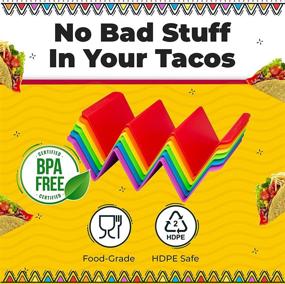 img 2 attached to 🌮 Vibrant Taco Holder Set - Optimize Your Searchability!