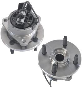 img 4 attached to 🚗 DRIVESTAR 513204 Front Wheel Hub & Bearing Assembly for Chevy Cobalt 2005-2010, Saturn Ion-1 2003-2005, Ion-2/Ion-3 2003-2007, Pontiac G5 2007-2009, Pursuit 2005-2006 (w/ ABS 4 Lug) - Pair