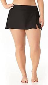 img 1 attached to Catalina Plus-Size Skirted Bikini Swim Bottom Swimsuit for Women