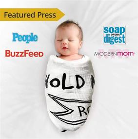 img 2 attached to 👶 Adorable Muslin Swaddle Blanket for Babies & Christenings at Kids' Home Store